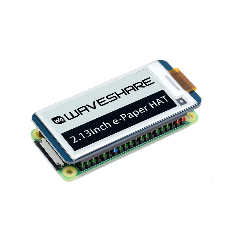 Waveshare 2.13 Inch e-Paper Display Module with Partial Refresh, Compatible with Raspberry Pi 4