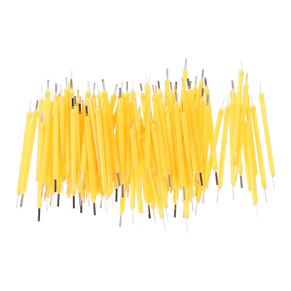 50Pcs LED Bulb Filament 2700K Warm White Hard LED Filament for Retro Fixture Lamp Parts Repair Diode Lighting Solution