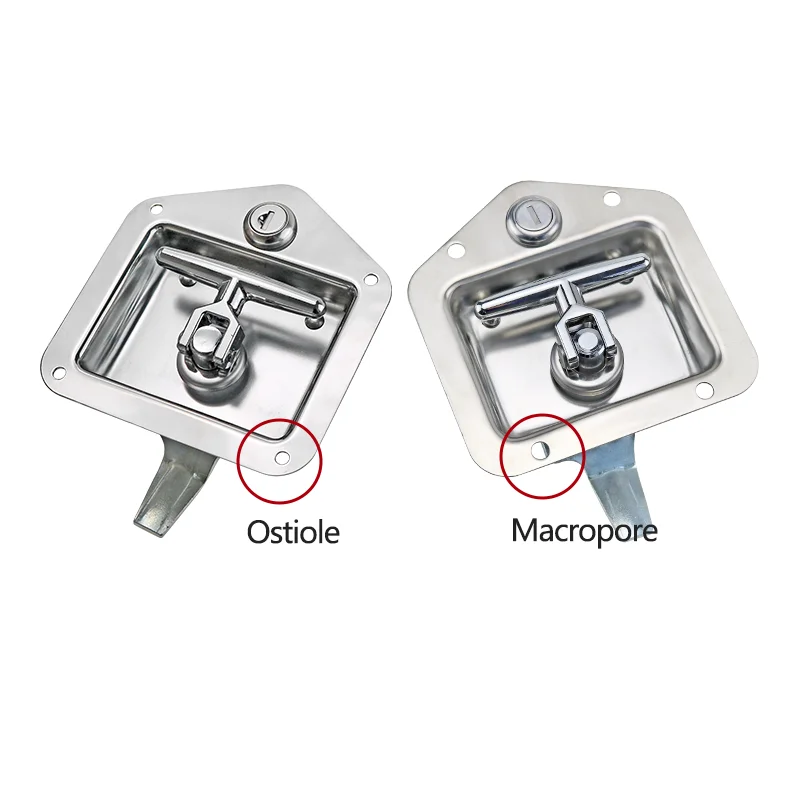 Stainless Steel T-Shaped Plate Lock Industrial Electrical Automotive Ship Container Toolbox Door Lock