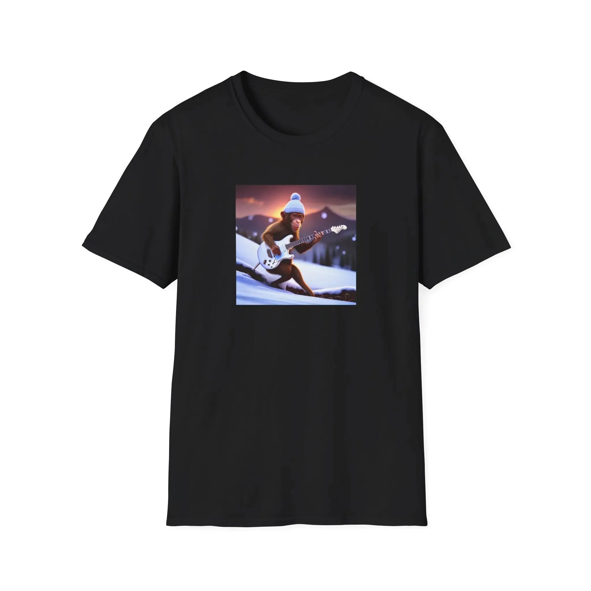 Musical Monkey In The Arctic T Shirt