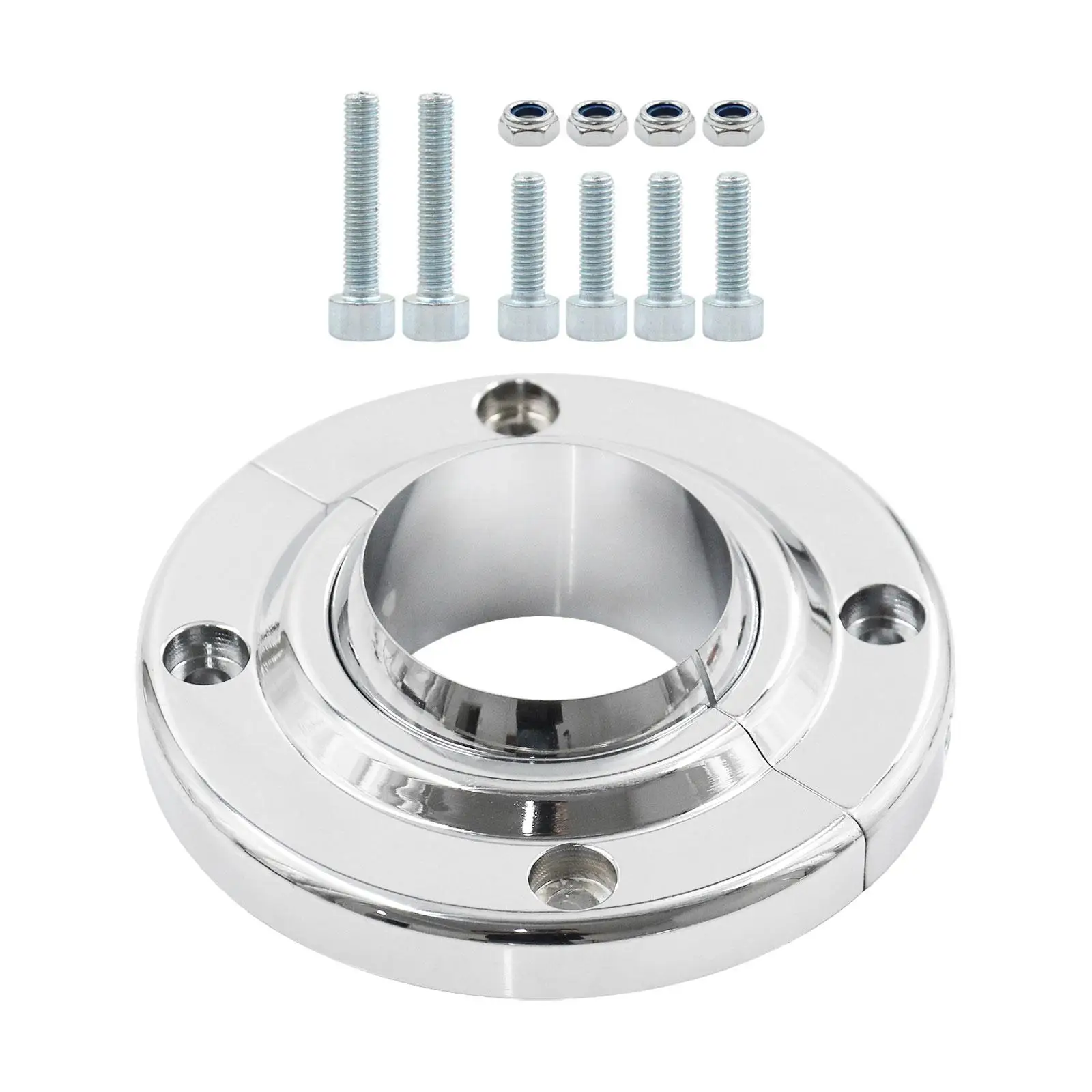 Aluminum Steering Column Mounting Clamp Board for Steering Shaft Durable Replacement for 2 Inch Floor Columns