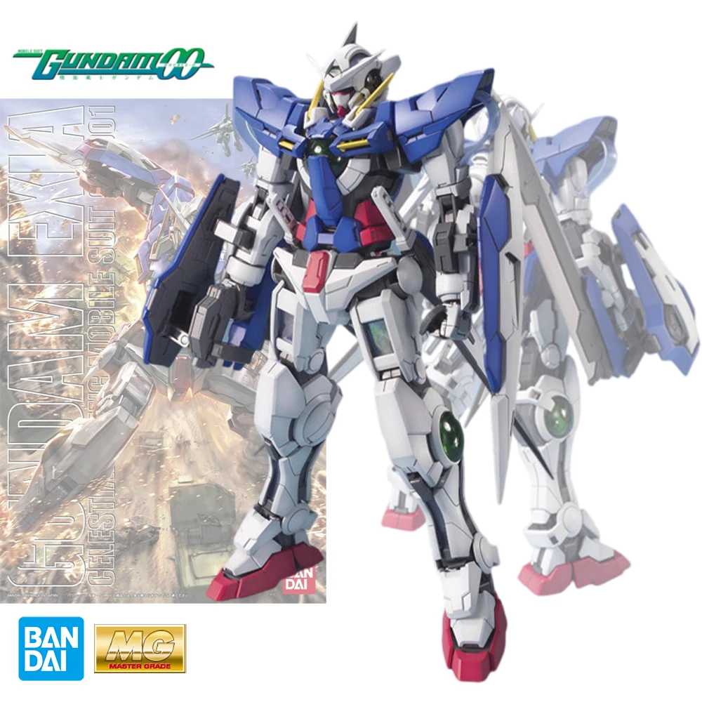 

Фигурки героев аниме Bandai оригинальные Gundam MG 1/100 GUNDAM EXIA сборные игрушки модель коллекционные предметы декоративная игрушка Подарки