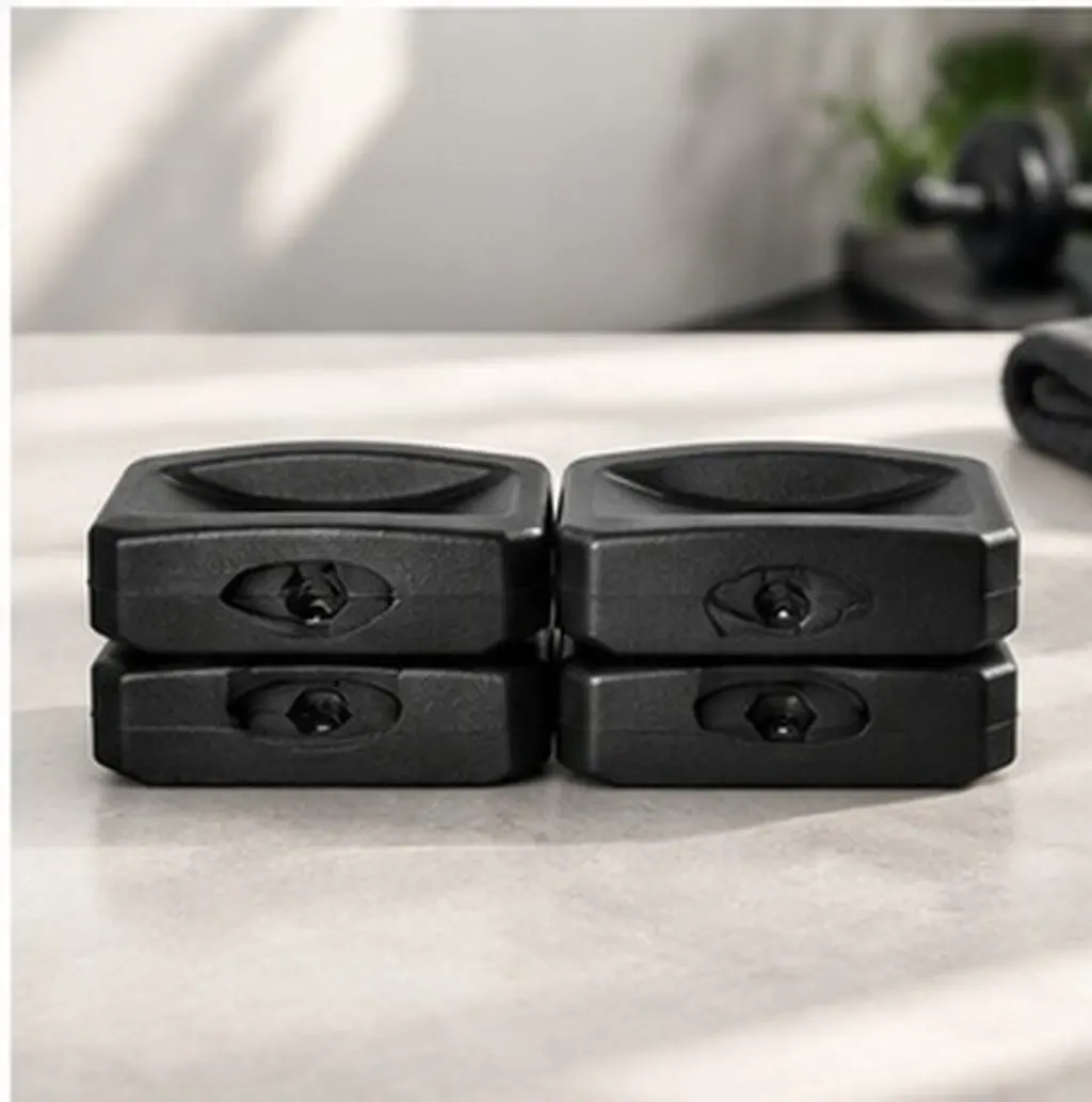 4Pcs Dumbbell Rack Rubber Saddles Stable Holder Brackets Fitness Storage Organizer Gym Accessories Safety Prevent Rolling Floor