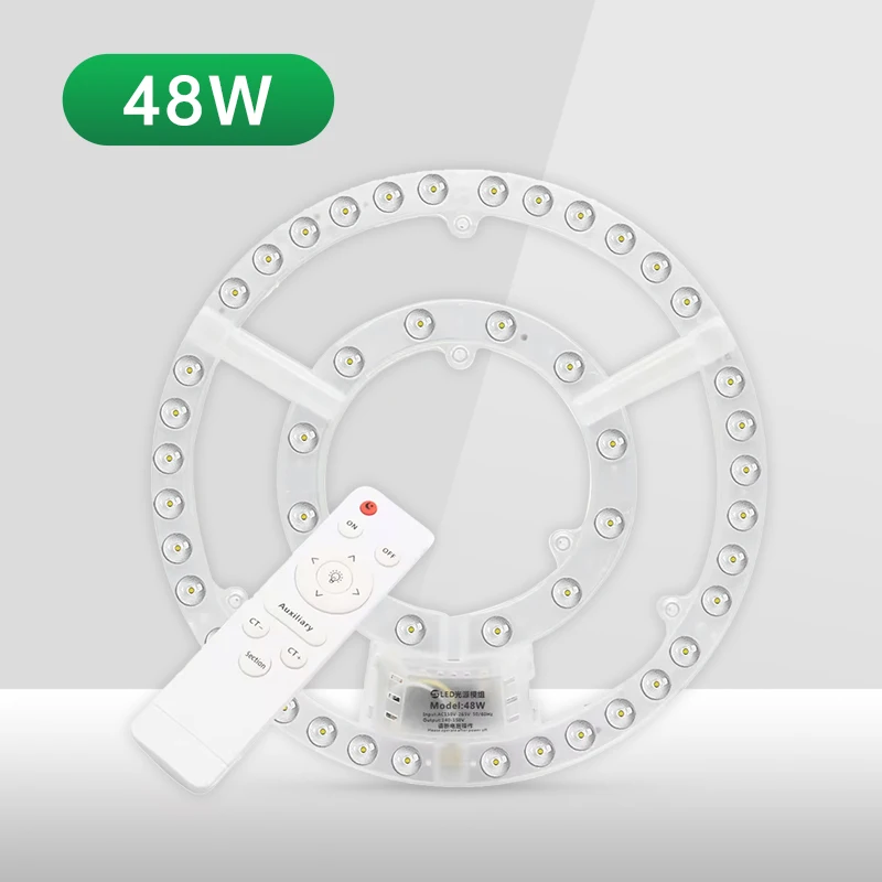 

72W Dimmable LED Ceiling Light Panel Module 220V round Replacement Circle Light Board for Ceiling Fan Lighting