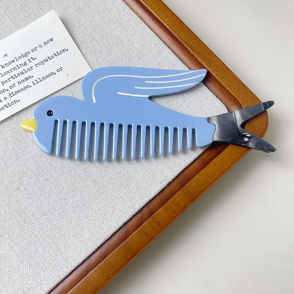 Pointed Tail Comb Tulip Acetate Comb Animal Cartoon Makeup Comb Fruit Puppy Hairdressing Combs Dormitory