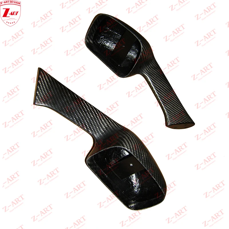 Z-ART F360 Carbon Fiber Mirror Housing for Ferrari F360 Carbon Fiber Mirror Cover F360 Carbon Fiber Mirror Cap Trim Parts