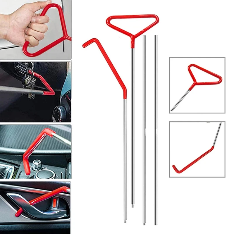 auto locksmith tools for emergency car door closed 4pcs can connect to a longer tool