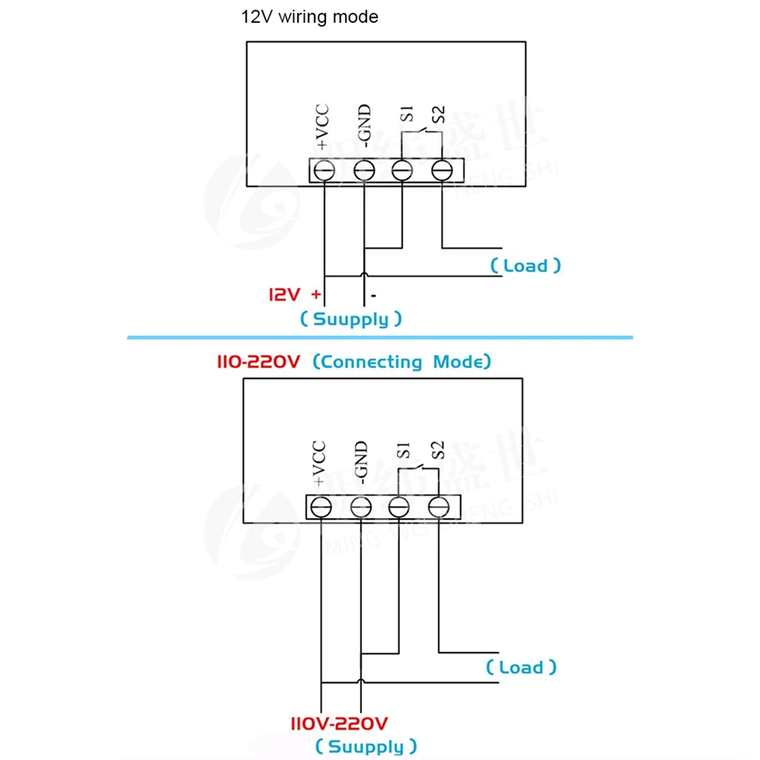 B27B Digital Time Delay Relay LED Display Cycle Timer Control Switch Adjustable Timing Relay Time Delay Switch