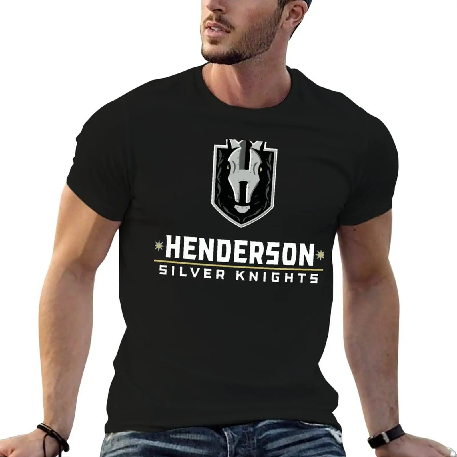 

Henderson Silver Knights For Men And Women T-Shirt t shirts for man pack white t shirts for man cotton T-Shirt