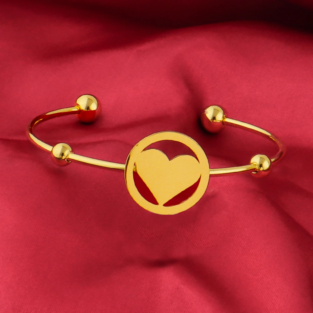 

Adjustable Stainless Steel Open Bracelets for Women Man 24k Gold Plated Waterproof Cuff Bangles Party Wedding Jewelry Gifts