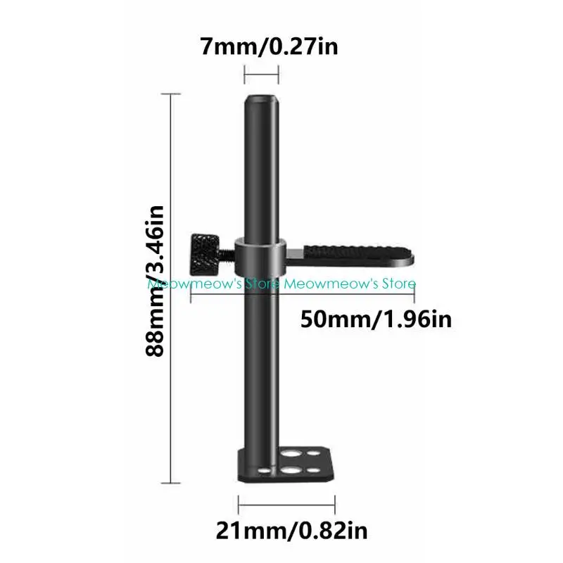 W91A 알루미늄 합금 그래픽 카드 지원 프레임 PC 케이스 비디오 카드 홀더