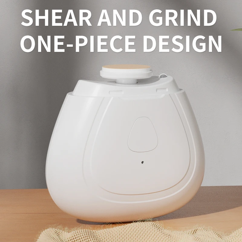 2 في 1 الكهربائية مسمار المقص القاطع مع مصباح ليد التلقائي طاحونة الأظافر المتقلب للطفل الكبار أدوات مانيكير صغيرة العناية بالأظافر