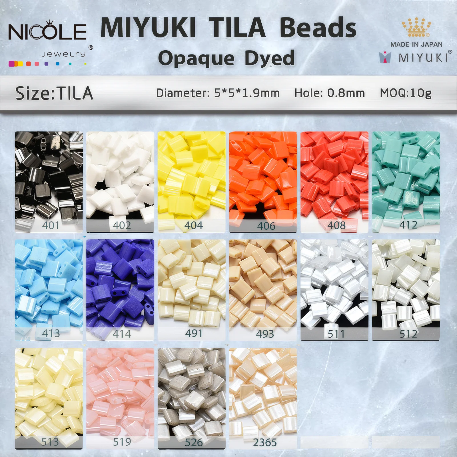 

2-Hole MIYUKI TILA Beads 5*5*1.9mm Frosted Rainbow Series Japanese Seed Bead for Bracelet Necklace Earring Jewelry Making