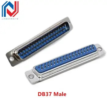 5 pezzi DB9 DB15 DB25 DB37 foro/pin femmina/maschio connettore saldato blu tipo presa porta seriale RS232 DB adattatore D-SUB 9/15/25/37P 8 best sales connettore a 25 pin - №7