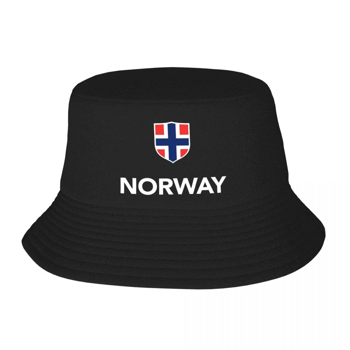 Custom Norwegian Proud Norway Flag Bucket Hat Men Women Beach Sun Summer Camping Fishing Cap