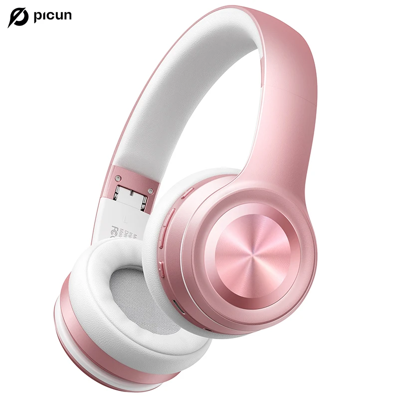 

Picun Solo6 Wireless Headphones 5EQ Music Mode Earphones Bluetooth 5.4 Low Latency Headset ENC Mic HIFI Foldable APP Control
