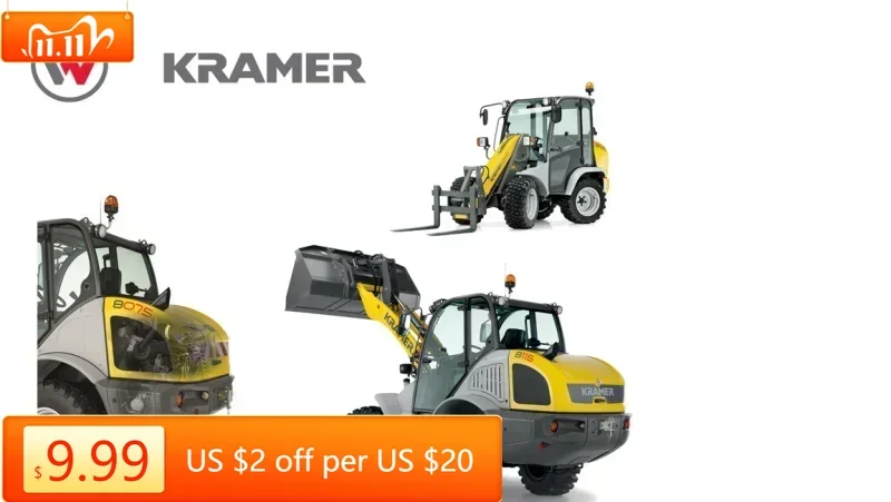 

TruckEPC Kramer Allrad Wheel Loader, Telehandler Loader Spare Parts List DVD
