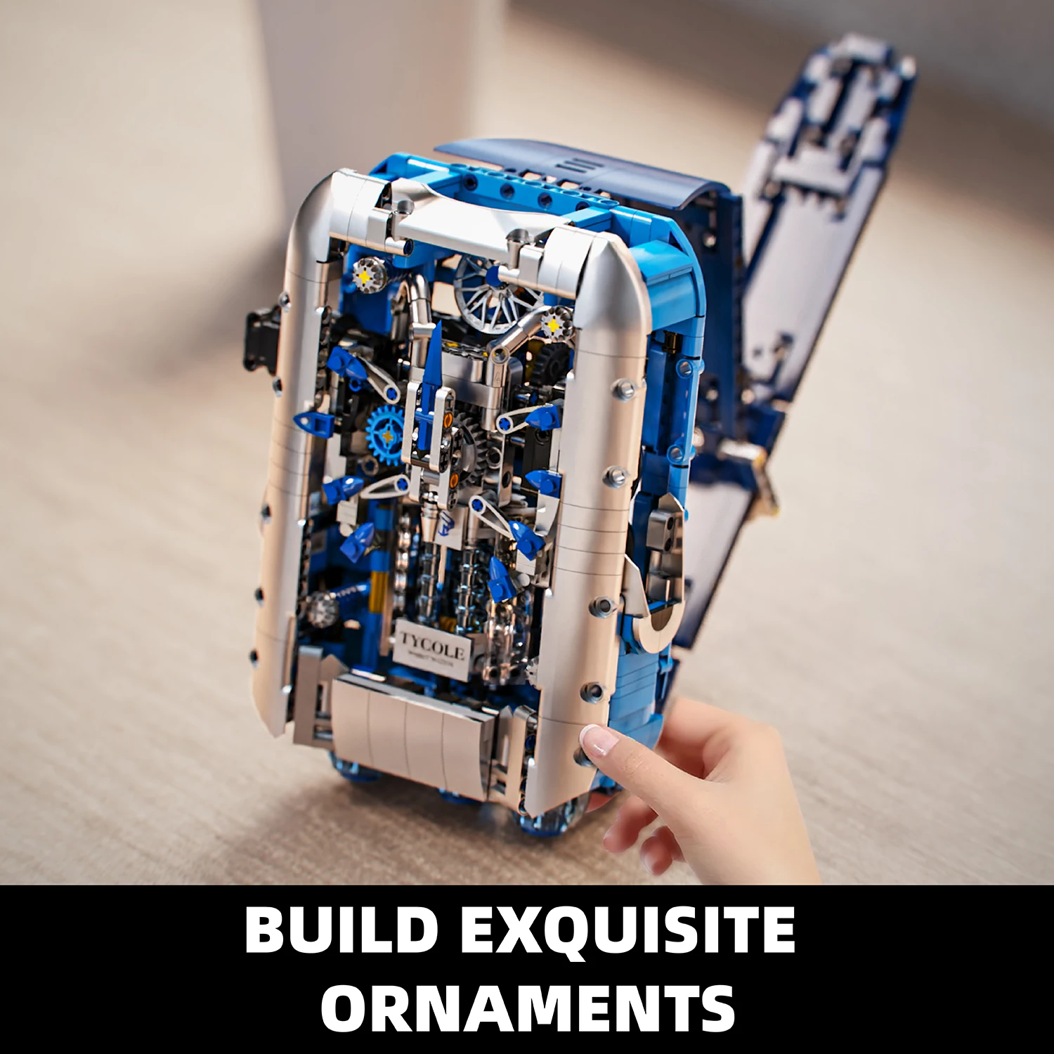 1006 sztuk modne zegarki klocki techniczne mechaniczne cegły montaż zabawki modele z dekoracją LED prezenty