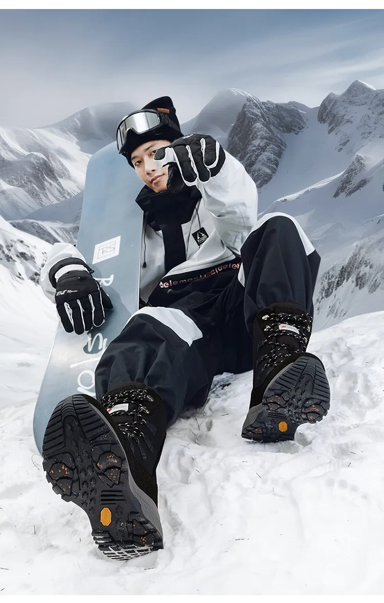 Skypilot Outdoor-Schneeschuhe Herren-Wanderschuhe Winter High-Top-Sneaker Warme Skistiefel Wasserdichte Damenstiefel Trekking-Sneaker – Detail 31
