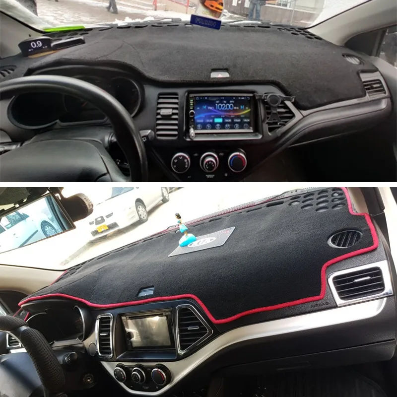 Для Kia Picanto Morning TA 2012 2013 2014 2015 2016, чехол для приборной панели автомобиля, коврик для приборной панели, солнцезащитный козырек, ковер, аксессуары для интерьера