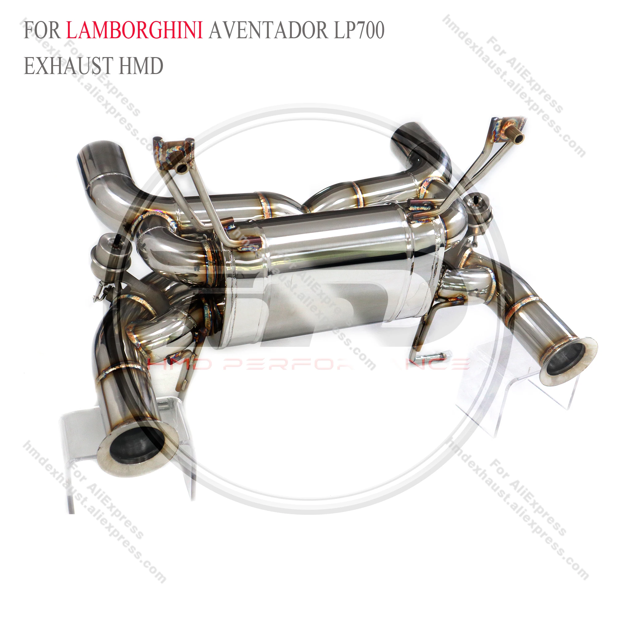 

【HMD Motorsport】Lamborghini Aventador LP700 SVJ Выхлоп с клапаном Catback | Убеш V12 Nat-Asp Beast | T304 Нержавеющая сталь,