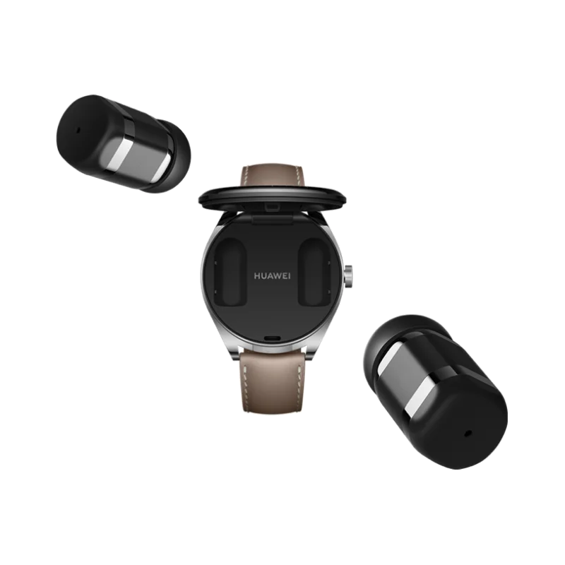 HUAWEI WATCH Buds Earphone layar warna AMOLED 1,43 inci versi Cina dan jam tangan panggilan pengurangan kebisingan AI 2 in 1