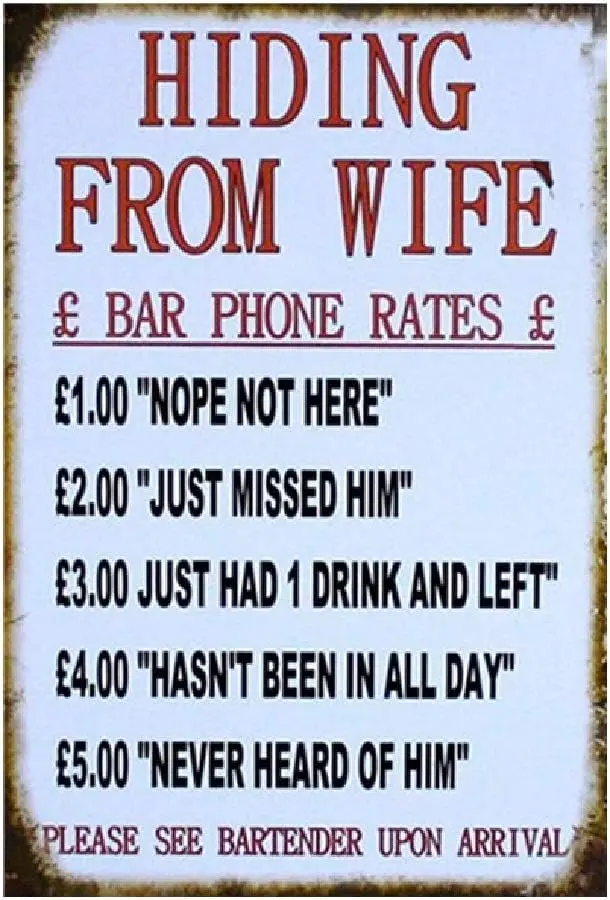 Funny Poster Tin Signs Hiding from WiFi Vintage Wall Art Retro TIN Sign Old Wall Metal Painting Art Bar Pub Restaurant Home Deco