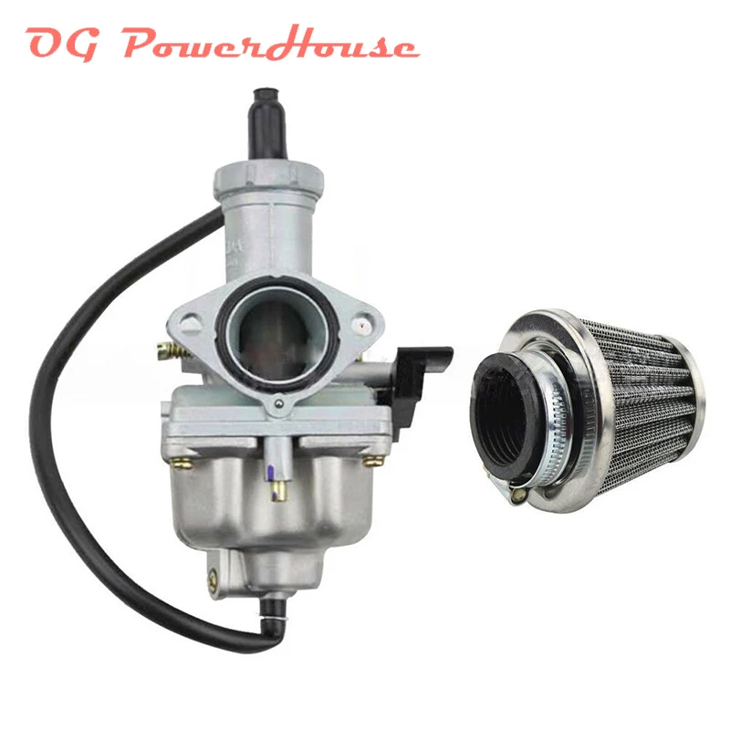 

Motorcycle Parts PZ27 Carburetor With Air Filter Suitable For ATV Quad Go Kart Dirt Bike 125CC 160CC CG150-27mm Manual Choke