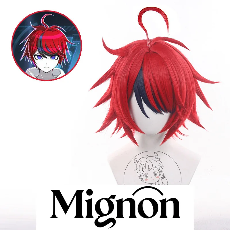 

Hundred Days War Final Defense Academy Sumino Taku-mi Косплей Парик Колючая кожа головы Подарок на Хэллоуин