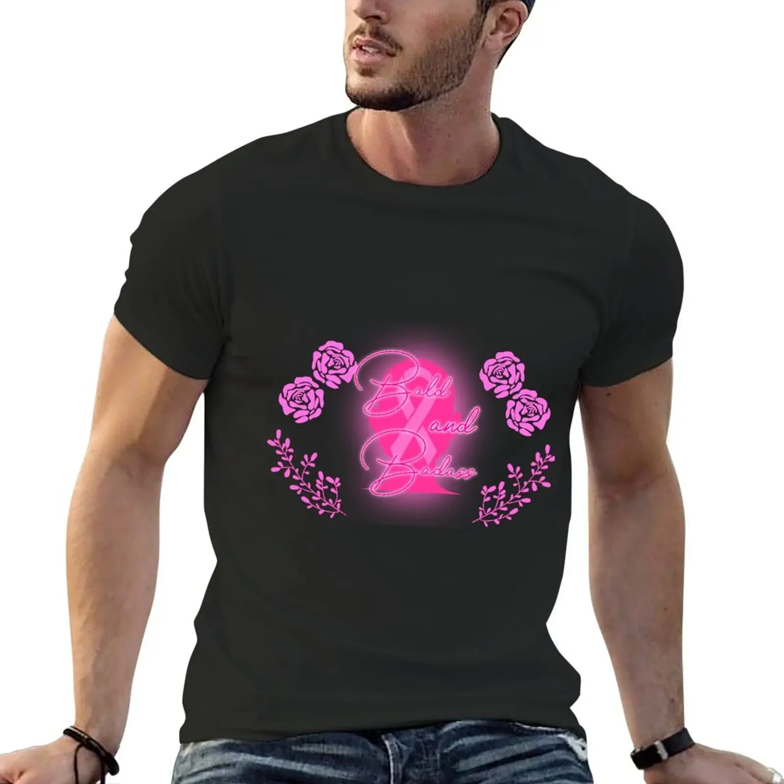 

Bald and Badass T-Shirt cute clothes sweat Blouse mens tall t shirts