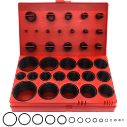 Rubber O-Ring Assortment Kit Buna-N Gasket Sealing Rings and Replacement O-Rings 32 Metric Sizes 419Pcs Kit for Various Car