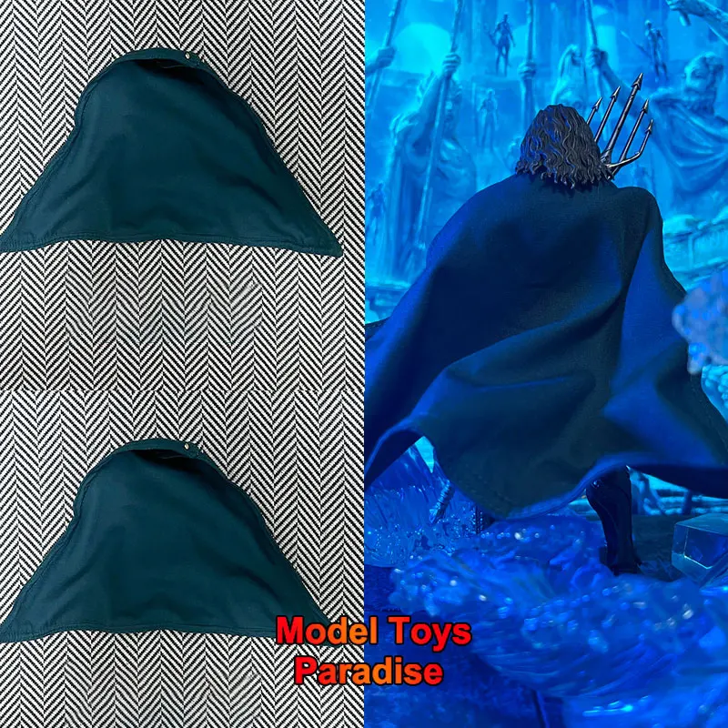 

(Без рисунка) 1/12 Мужской солдат Аквамен висит на шею плащ Артур Супергерой накидка подходит для 6-дюймовой экшн-фигурки Mezco тела