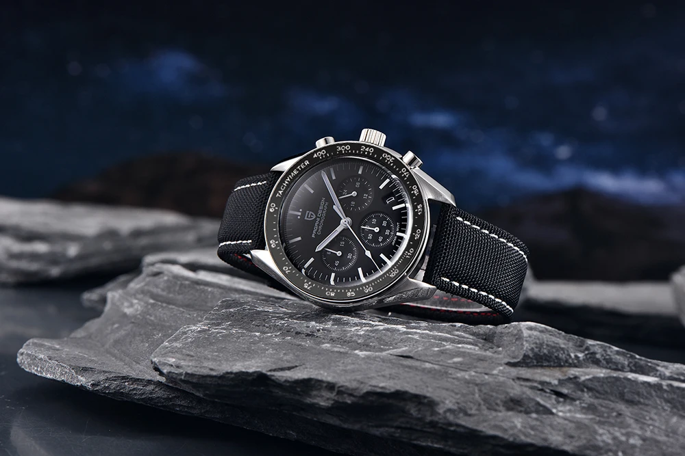 PAGANI DESIGN 2026 Moon Watch For Men Top Brand Luxury Quartz Mens Watches Chronograph Luminous Sapphire Mirror Waterproof Clock