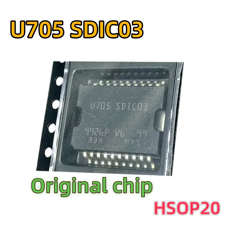 1PCS/Lot New U705 SDIC03 Automobile computer board idle speed throttle valve drive chip automobile IC