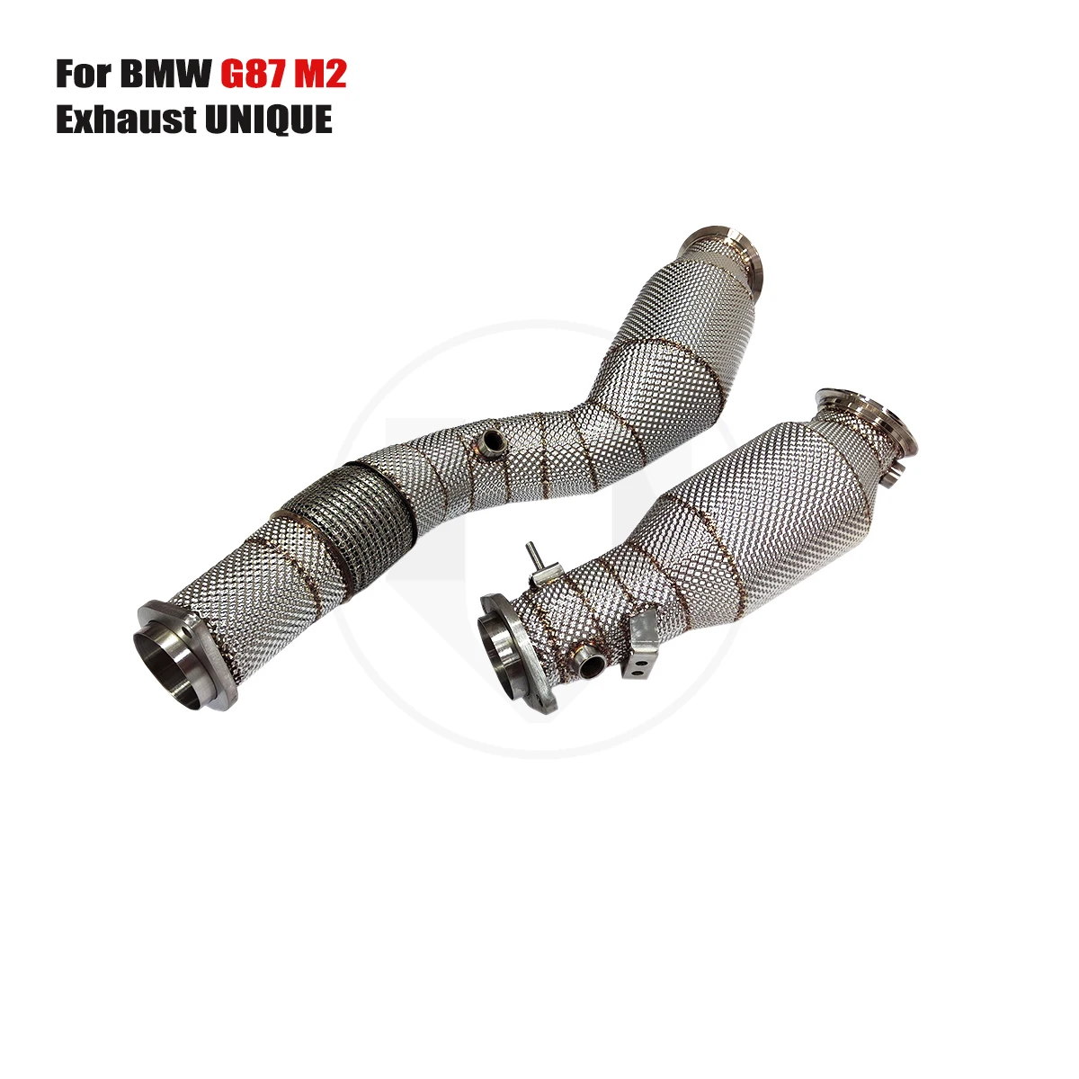 UNIQUE downpipe For BMW G87 M2 SS304 exhaust with cat/ without cat downpipeWith insulator