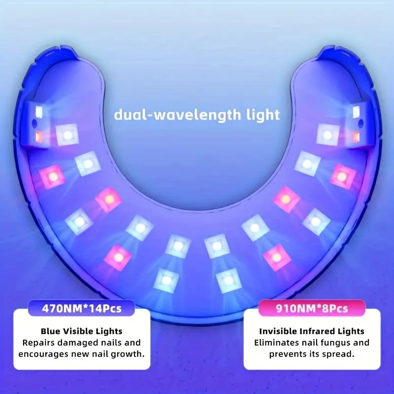 

1/2/4 шт. Световое устройство грибка для ногтей на ногах и ногтях
