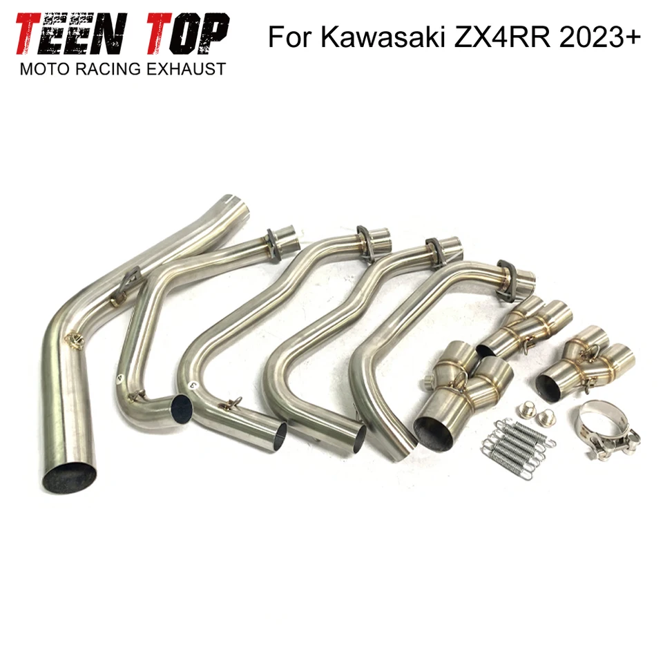Motorcycle Escape Full Exhaust System For Kawasaki ZX4RR Front