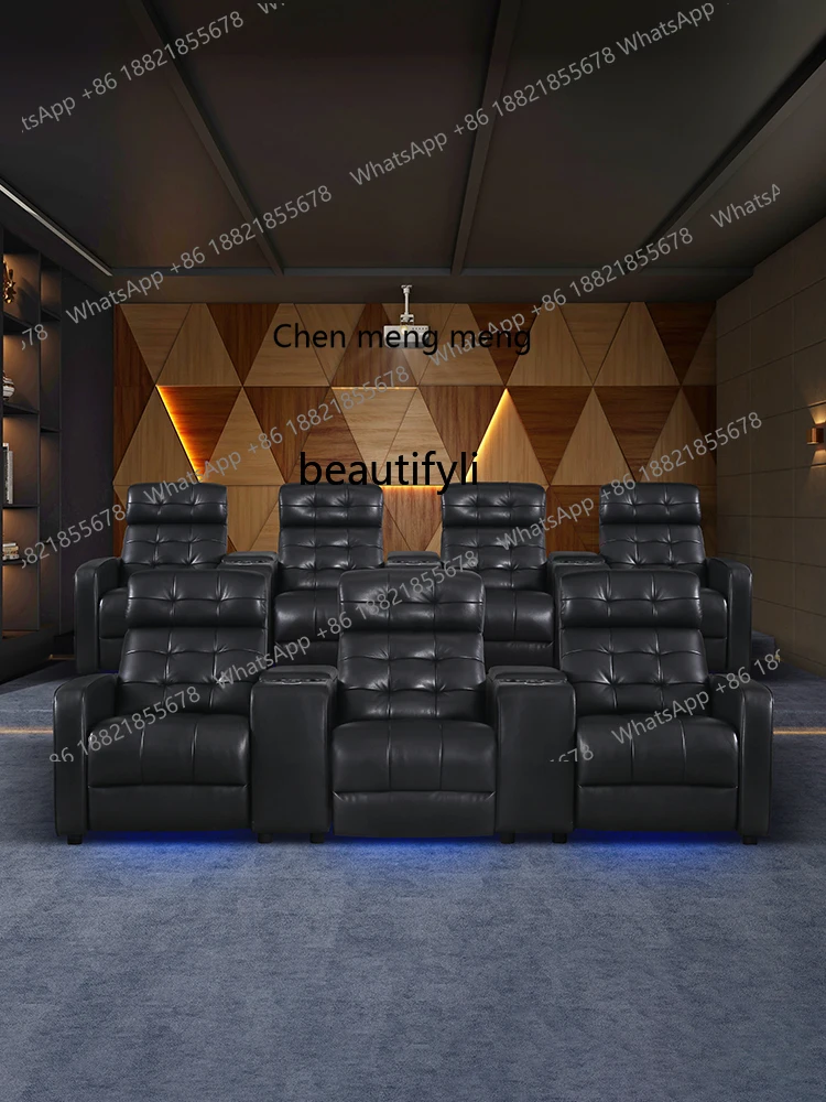 

X Electric multi-functional video sofa can lie down and sleep high-end home theater audio and video room viewing seat