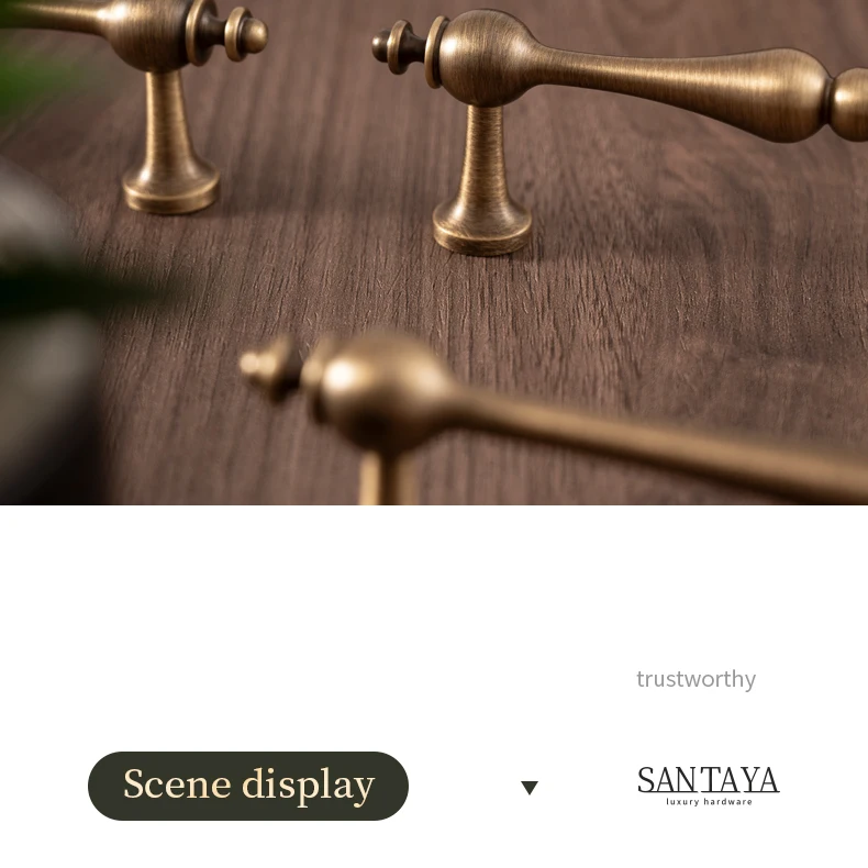 Antique brass T bar furniture fitting — supplier illustration 7