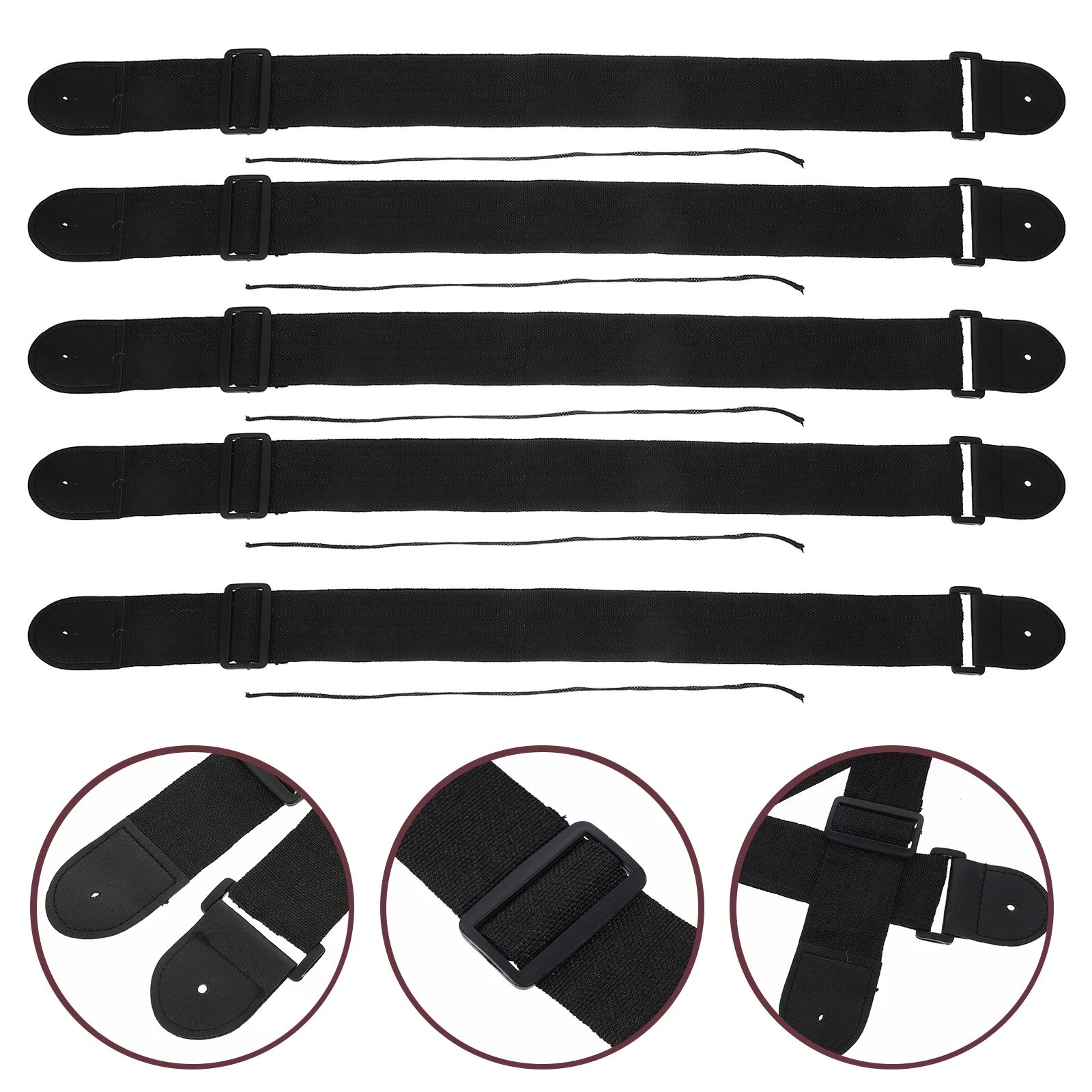 

8 Pcs Guitar Strap with Locks Neck Acoustic Accessories Adjustable Sling Belt Child