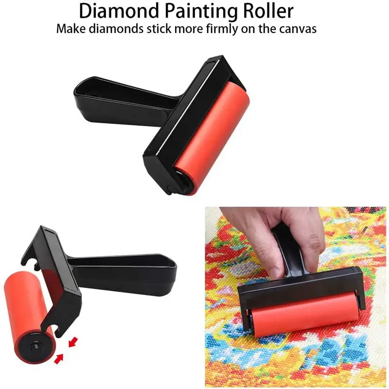 New 5D Diamond Painting Roller Painting Wheel Kit Water Diamond Embroidery Painting Accessories Scraper Closely attached to Pain - view 4