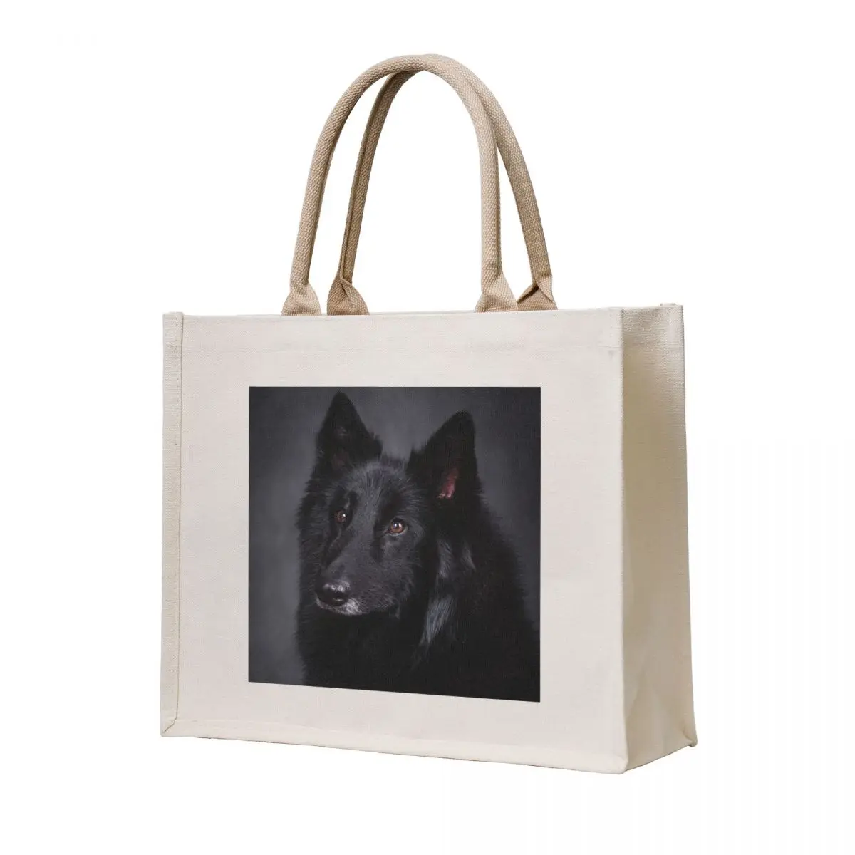 

Black Belgian Shepherd Groenendael Tote Bag bag luxury women Cloth bag Women's beach bags