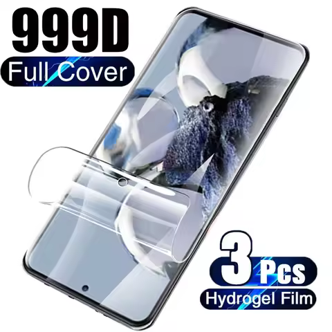 3PCS Hydrogel Film For Xiaomi Redmi Note 11 10 Pro 9s 12 10S 9T TPU Screen Protector Mi Poco F3 M3 X3 NFC Mi 10T 12T 11 Lite 5G