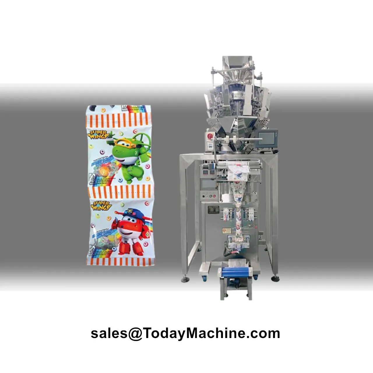 Automatic Linear Weigher Beans Grain Wheat Corn Bag Packaging Machine