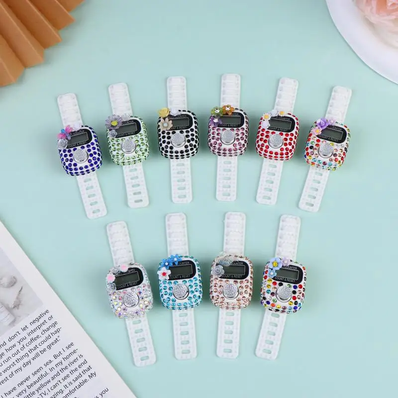 Electronic Finger Counter Ring Finger Click Resettable Digital Display Counter Golf Count Portable Golf Accessories