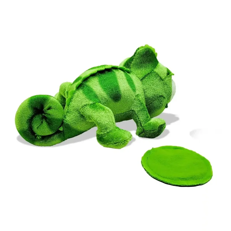 Tt-Bautiful and Vivid Pascal Rapunzel Chameleon Lying Shoulder Plushie Toy Stuffed Doll Plush Toys view 3