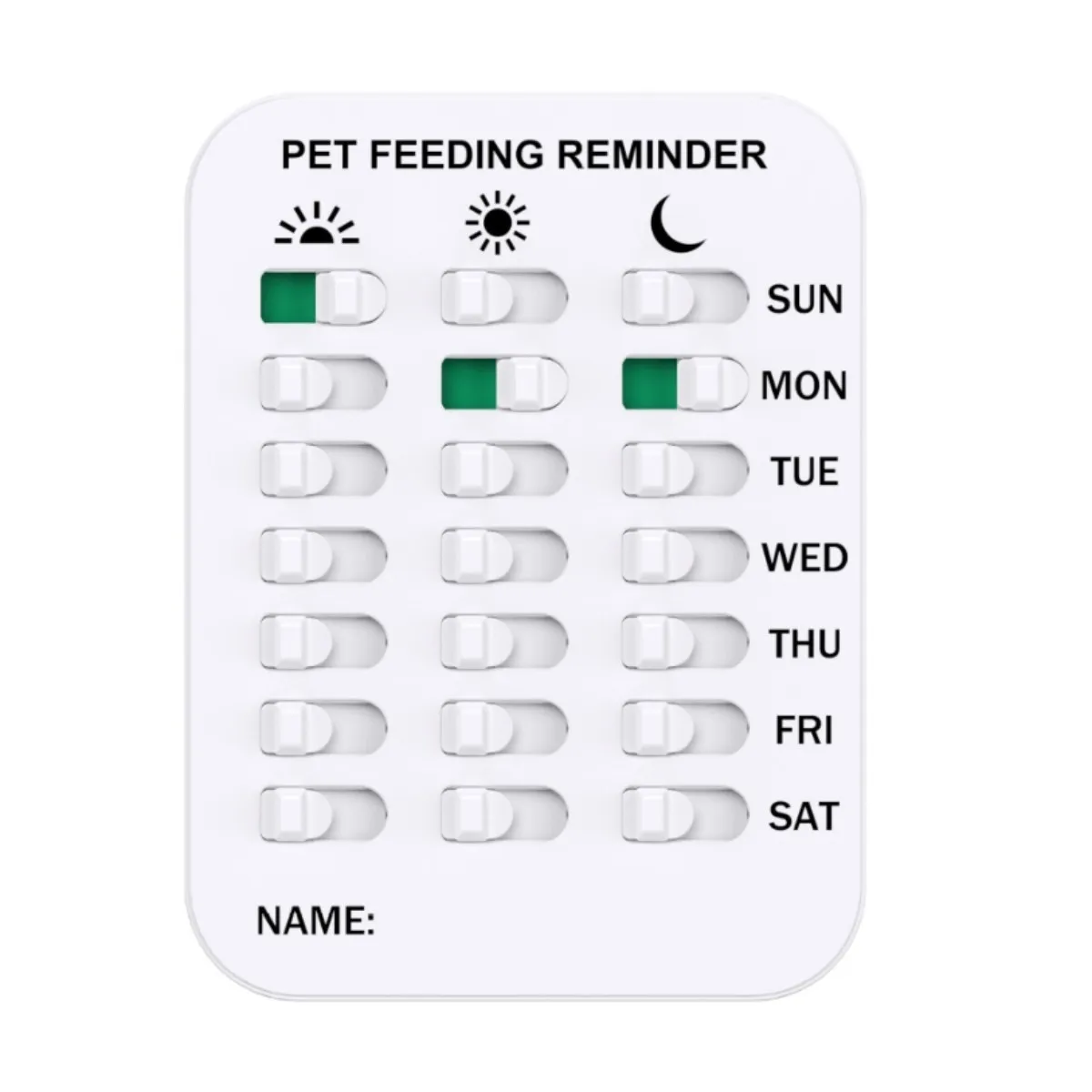 New Pet Feeding Record Board Cat & Dog  Reminder Icon Mini