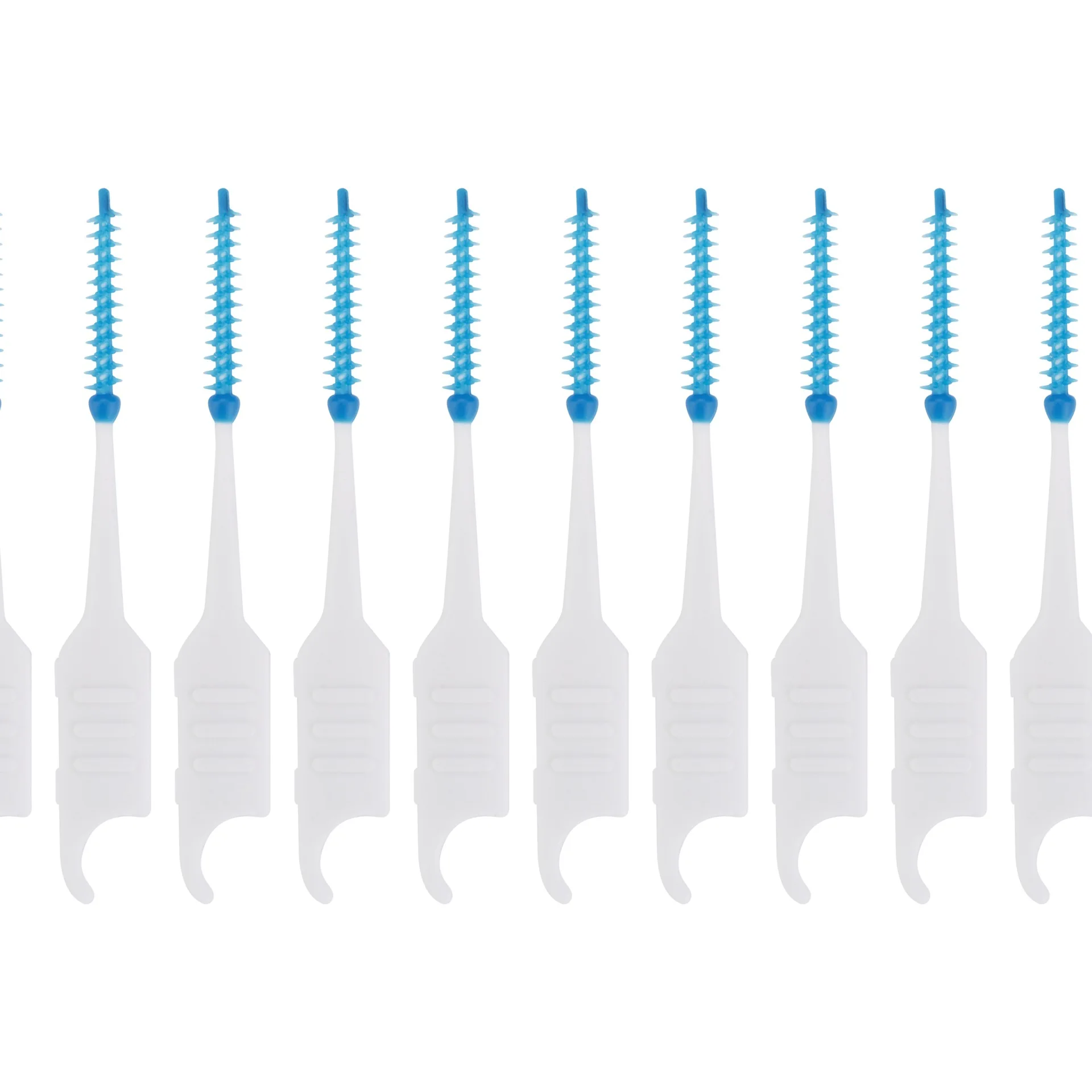 Massage Toothbrush Soft Silicone Interdental Brush for Teeth Cleaning Daily Hygiene 40 pcs/Box