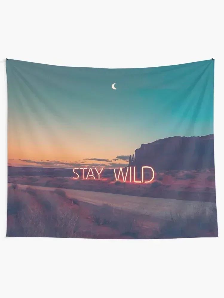 stay wild Tapestry Custom Art Mural Tapestry