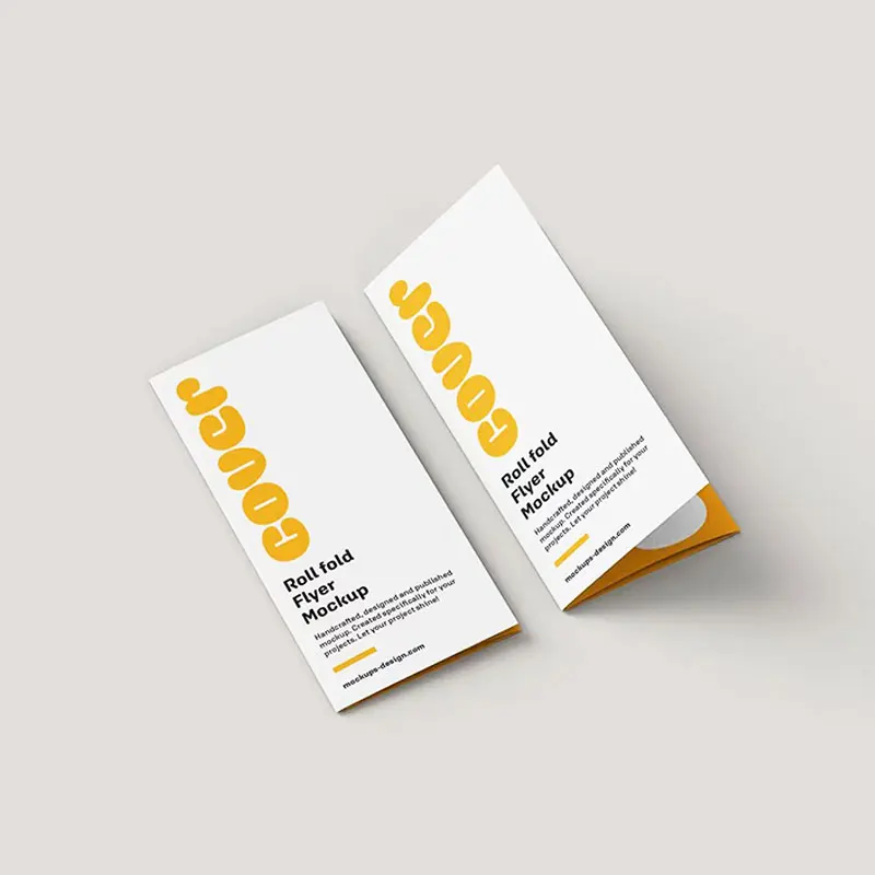 

500pcs Custom Printing Service A4 A5 Bifold Folded Trifold Brochure Leaflet Promotion Printable Leaflet Flyer Booklet Printing